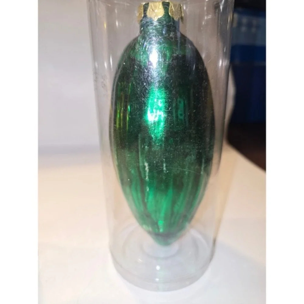 Old World Glass 1994 Vintage Banana and Corn‎ Ornaments Set of 2 Trim Trends